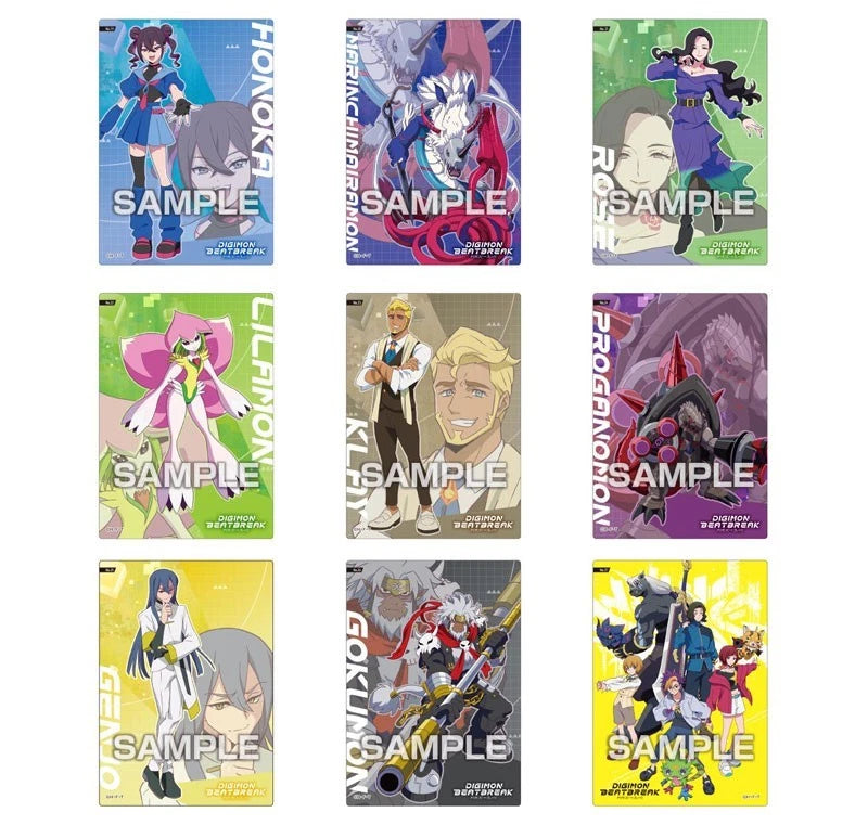 Digimon Beatbreak Clear Card Collection Gum 18Pack Box TCG Candy Toy JAPAN