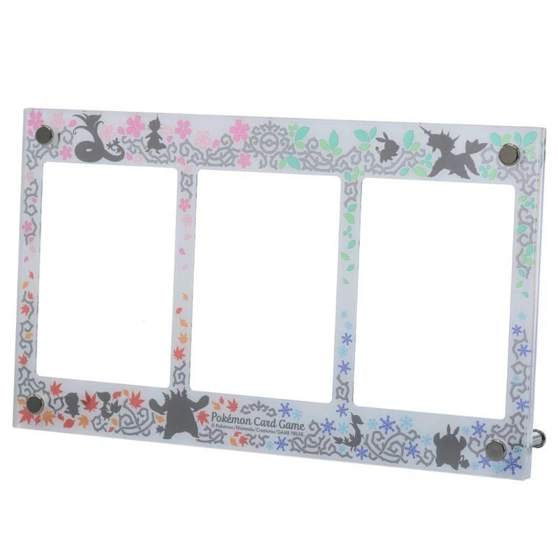 Pokemon Center Original Triple Display Frame Serperior & Emboar & Samurott JAPAN