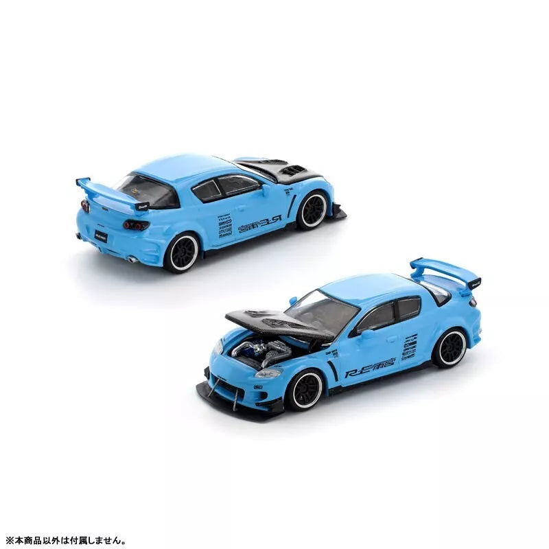 Mazda RX-8 RE Amemiya Bleu clair 1/64 Voiture miniature JAPON OFFICIEL