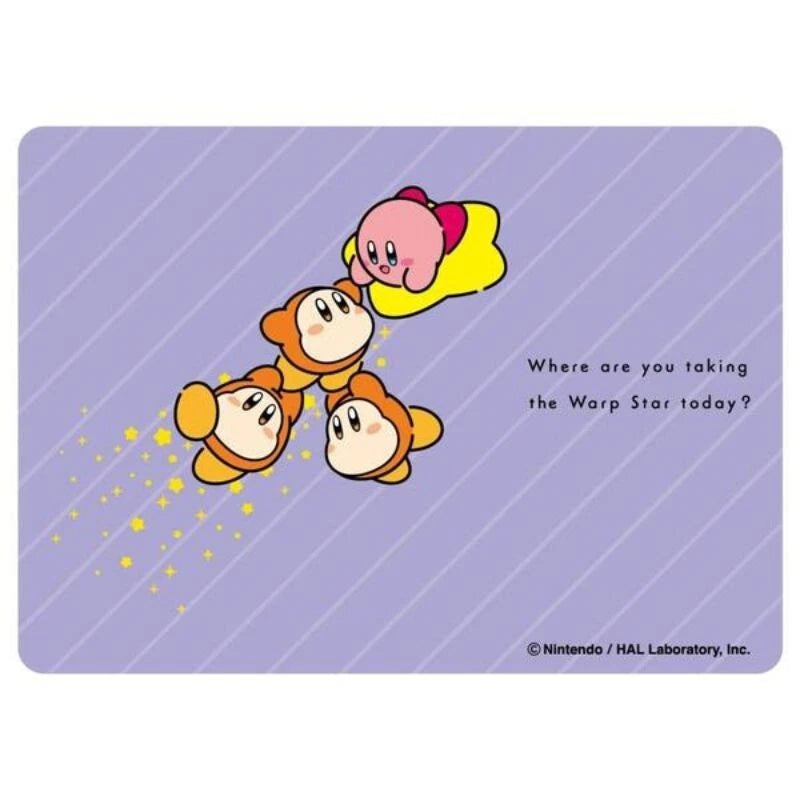 Character Sleeve Kirby play with Waddle Dee 4 on the Warp Star EN-1501