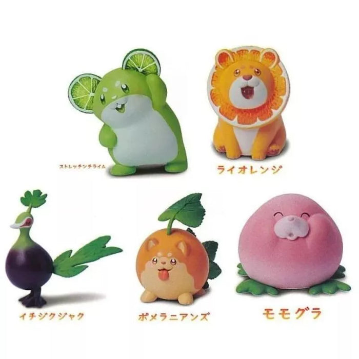 Animal Attraction Fruit Fairy Figure vol.3 Set of 5 Capsule Toy JAPAN OFFICIAL