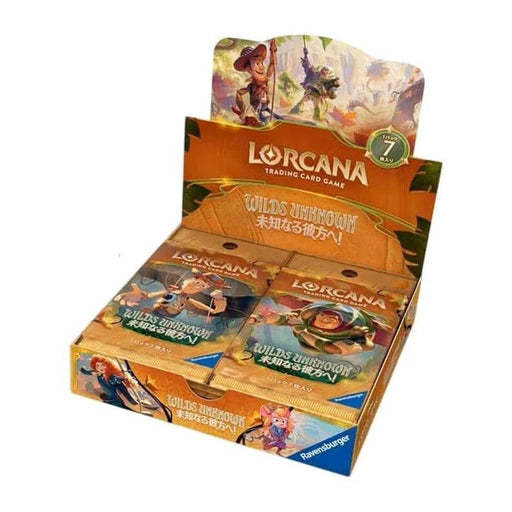 Disney Lorcana Wilds Unknown Booster Pack Box TCG JAPAN OFFICIAL