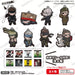 Metal Gear Solid Rubber Strap Complete Set Capsule Toy JAPAN OFFICIAL