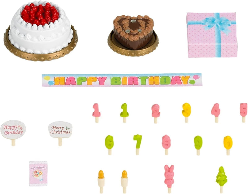 Epoch Sylvanian Families Calico Critters Birthday Cake Set KA-416 JAPAN OFFICIAL