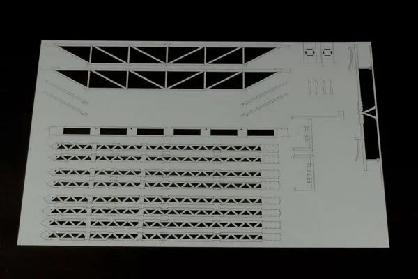 Kit de Papel Línea Aérea Poste Gris 1/80 OFICIAL DE JAPÓN