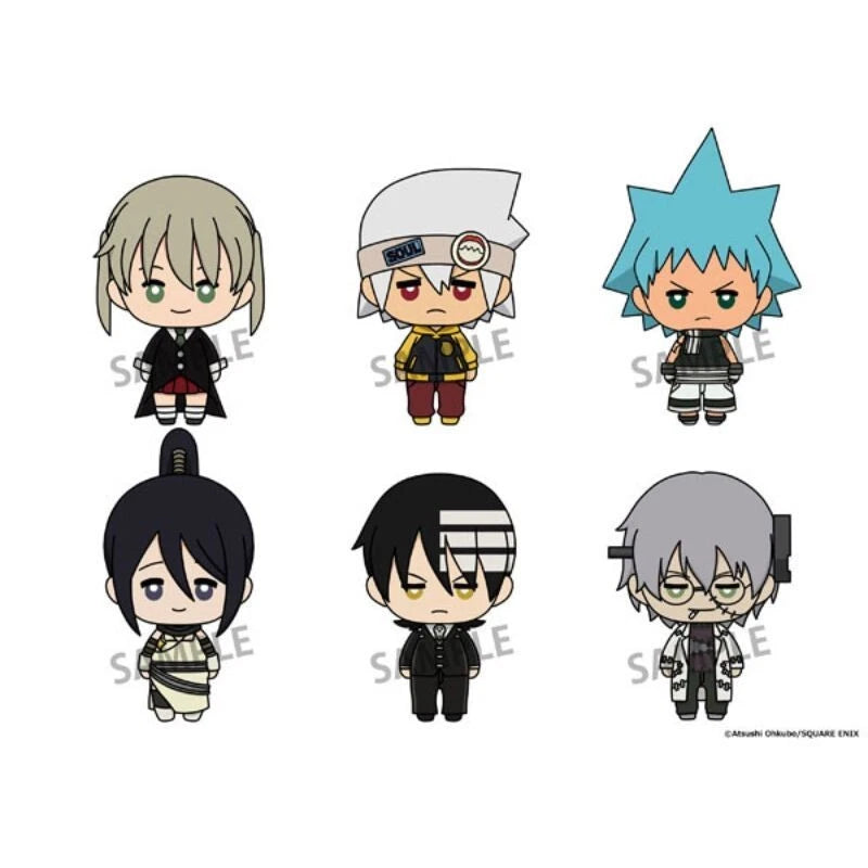 Nyokinto Soul Eater Mascot Figure 6Pack Box JAPAN OFFICIAL