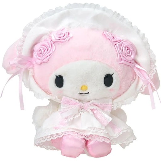 Sanrio My Melody White Frill Plush Doll JAPAN OFFICIAL