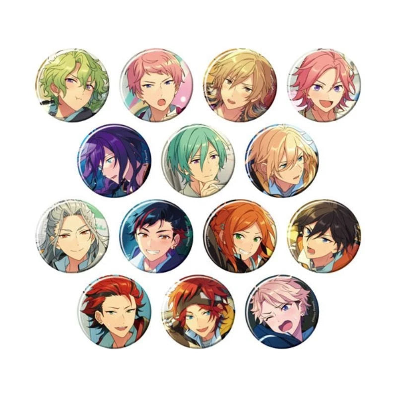 Ensemble Stars!! Collection Tin Badge Casual Side 14Pack Box JAPAN OFFICIAL