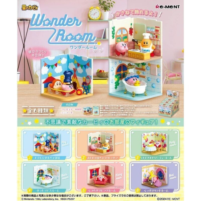 RE-MENT Kirby Wonder Room All 6 Figure Set Box JAPAN OFFICIAL