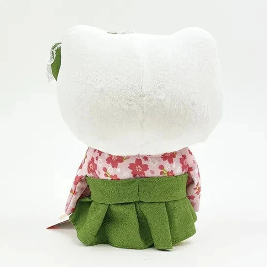 Nakajima Corporation Sanrio Hello Kitty Sakura Matcha Kimono S Size Plush JAPAN