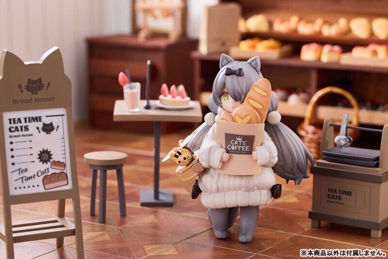 TEMPO TEMPO CATOS CENA Bread Clerk & Customer Set Figura Japão Oficial do Japão