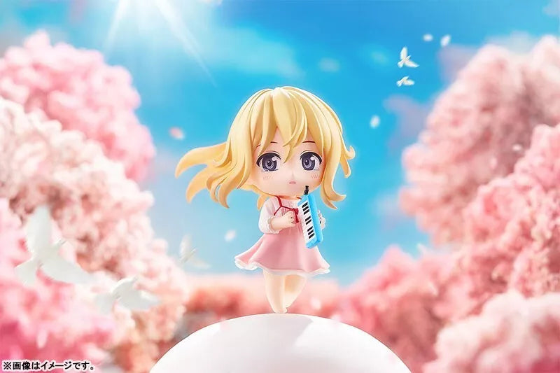 Nendoroid ilumine sua mentira em abril kaori miyazono figura figura Japão oficial