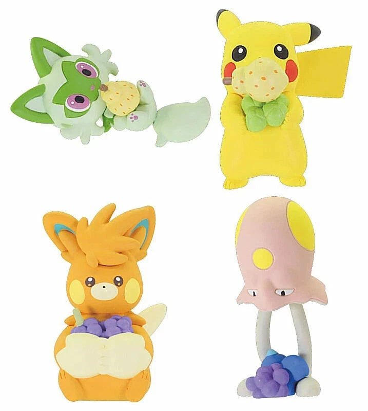 Pokemon Fully Filled Mascot 3 Complete set Figure Capsule Toy JAPAN OFFICIAL