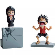 Banpresto One Piece World Collectable Figure Log Stories Luffy & Robin JAPAN