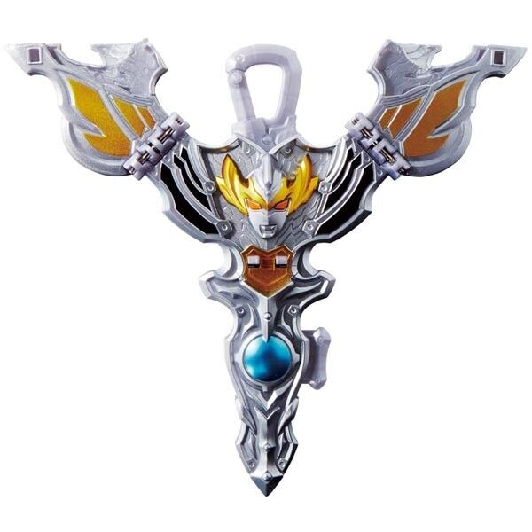 BANDAI Ultraman Taiga DX Ultraman Tiga Photon Earth Keychain Holder JAPAN IMPORT