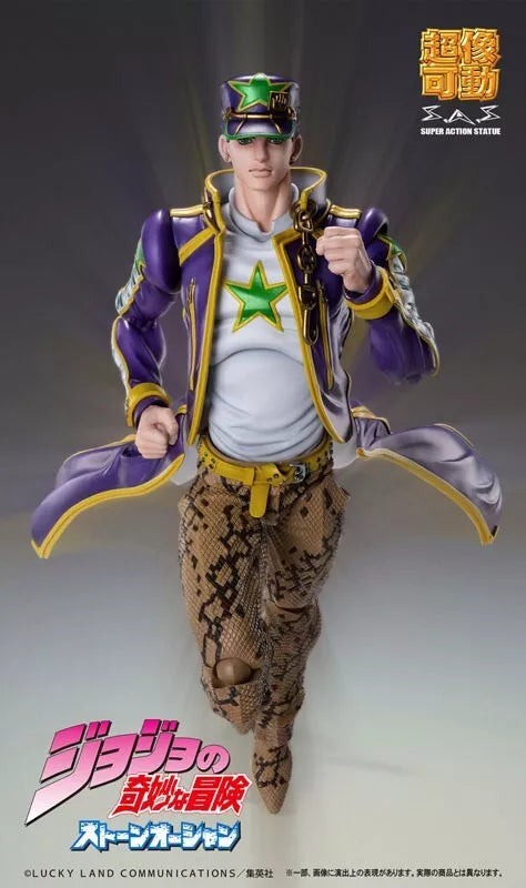 Super Action Statue JoJo's Bizarre Adventure Part 6 Jotaro Kujo Figure Japon