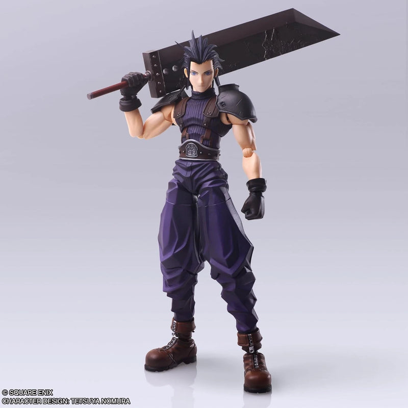 Square Enix Final Fantasy VII BRING ARTS Zack Fair Action Figure JAPAN OFFICIAL