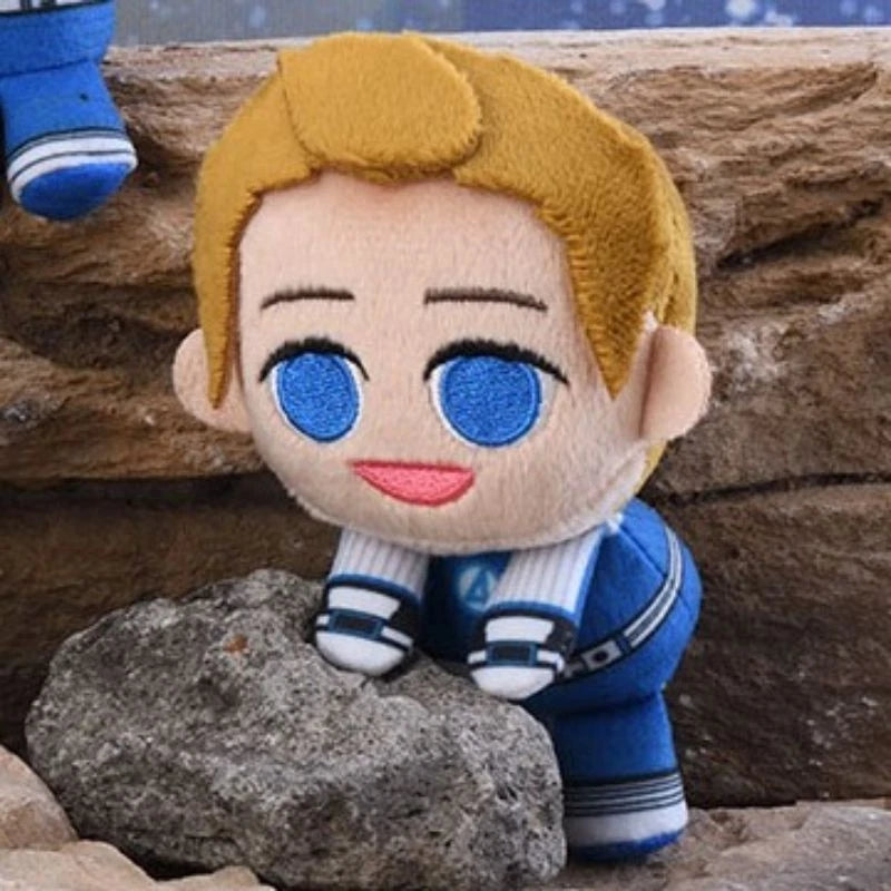 SEGA Marvel Fantastic 4 First Step Human Torch & you Mascot Plush JAPAN OFFICIAL