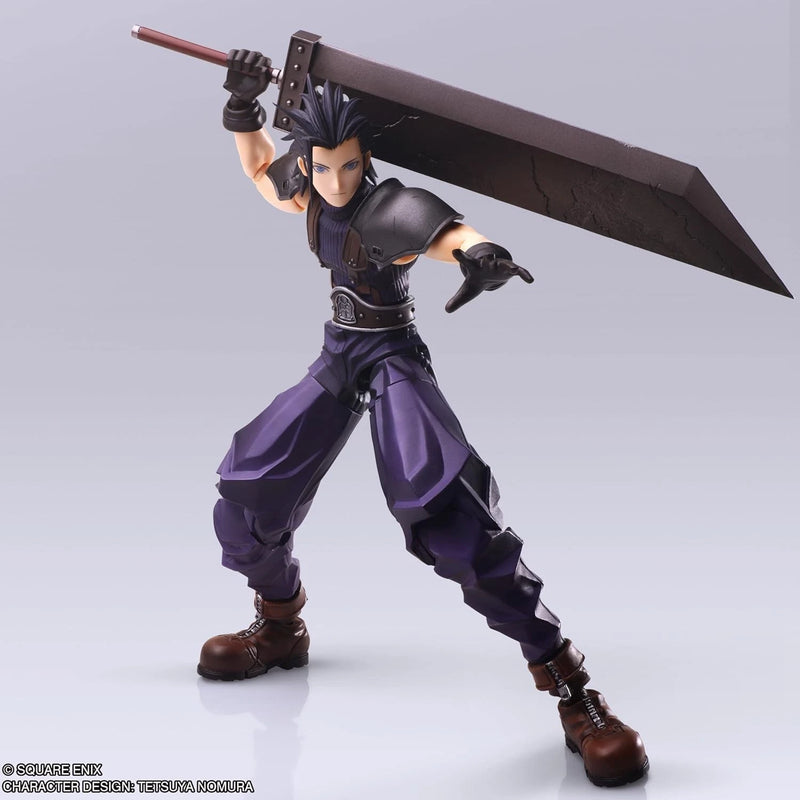 Square Enix Final Fantasy VII BRING ARTS Zack Fair Action Figure JAPAN OFFICIAL