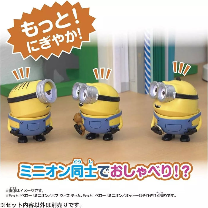 Takara Tomy Minions The Rise of Gru Bello Stuart Talking Toy JAPAN OFFICIAL