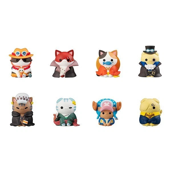 Mega Cat Project Nyan Piece Meow! Complete set Figure JAPAN OFFICIAL