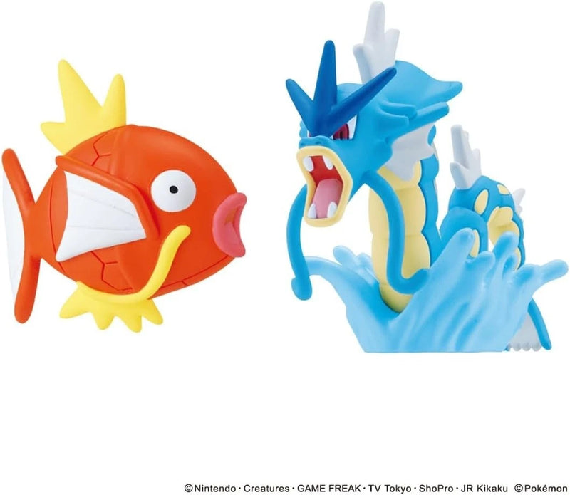 Takara Tomy Pokemon Moncolle Magikarp Gyarados Set Figure JAPAN OFFICIAL