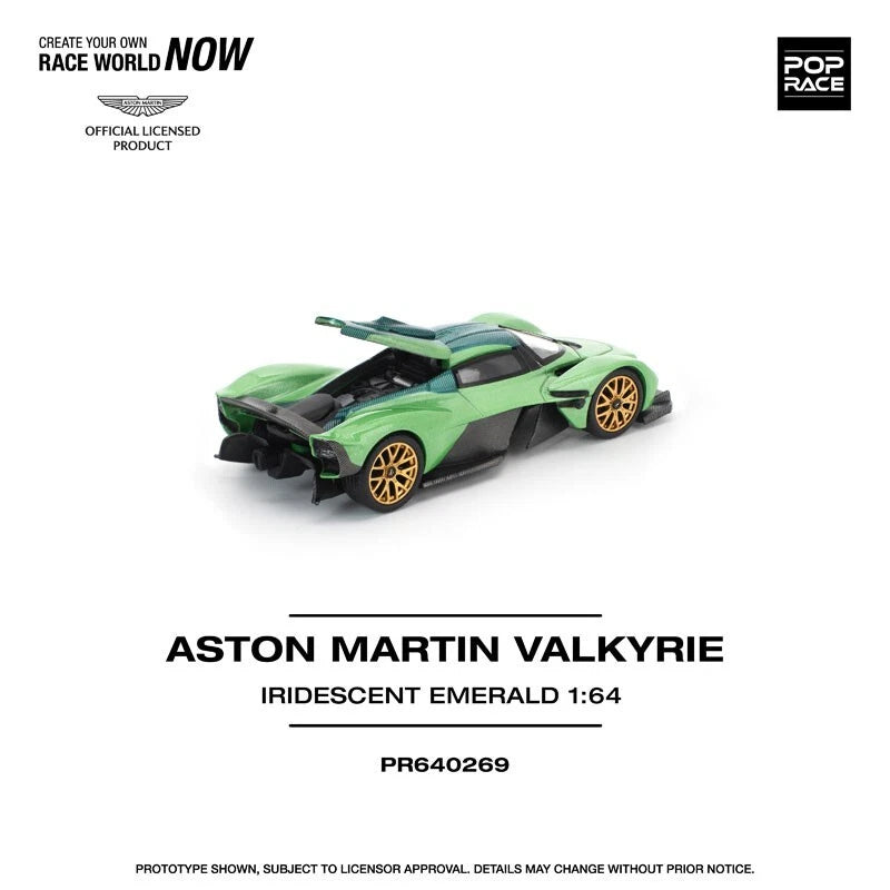 Aston Martin Valkyrie Iridescent Emerald 1/64 Voiture miniature JAPON OFFICIEL