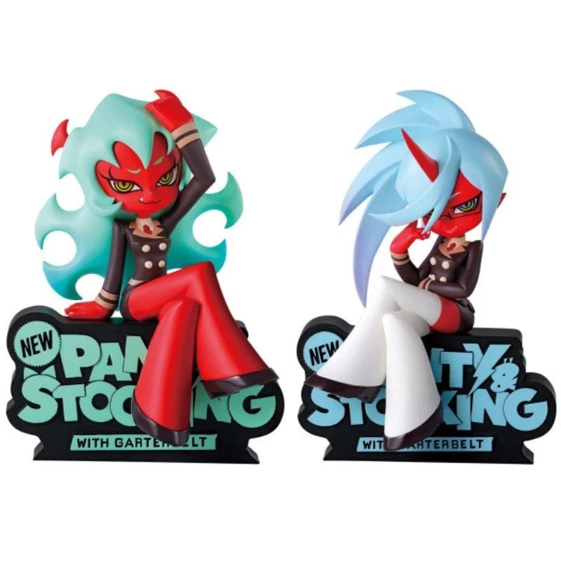 Monitor Top Figure Panty & Stocking with Garterbelt Scanty & Kneesocks 2 Set