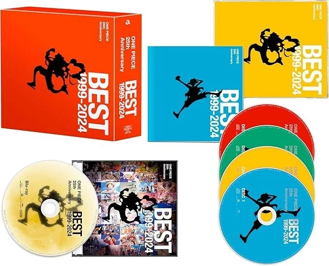 One Piece 25th Anniversary Best 1999-2024 Limited Edition 4 CD Blu-ray JAPAN