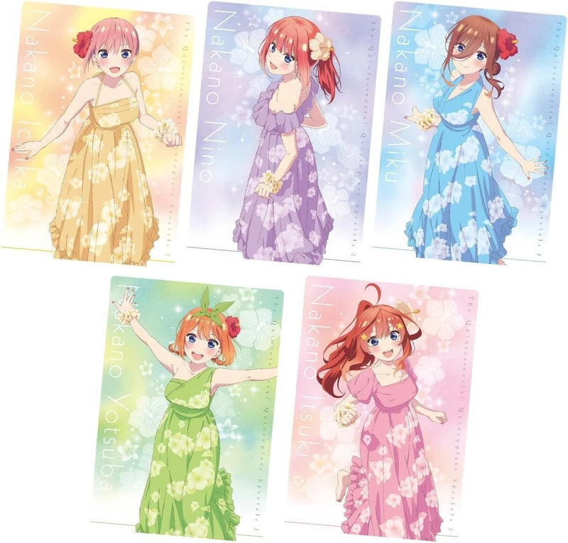 BANDAI The Quintessential Quintuplets Wafer 20 Pack BOX TCG JAPAN OFFICIAL