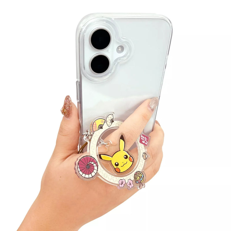 Pokemon Phone Ring Strap Holder Pikachu JAPAN OFFICIAL