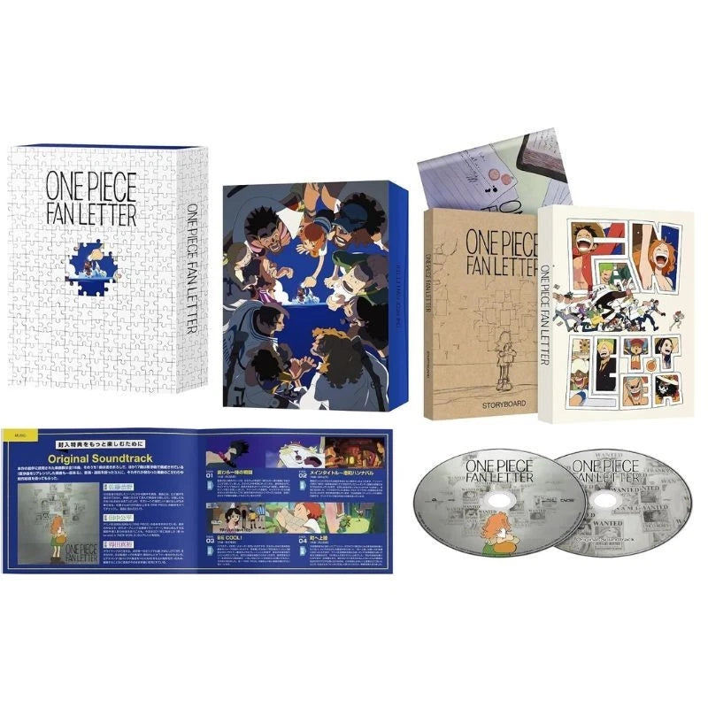 One Piece Fan Letter First Limited Edition Blu-ray CD JAPAN OFFICIAL
