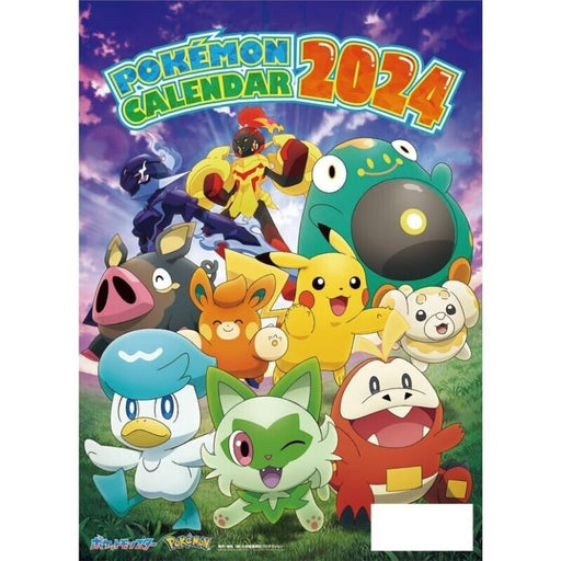 Pokemon Wall Calendar 2024 CL-010 JAPAN OFFICIAL