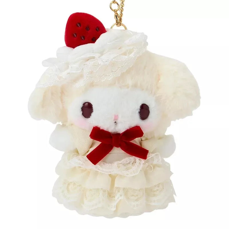 Sanrio My Melody Mascot Bag Charm Bolo Esponja De Morango JAPÃO OFICIAL