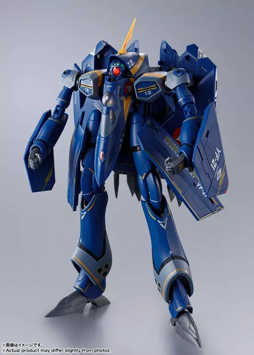 Bandai dx chogokin macross mais yf-21 guld goa bowman ação personalizada figura japão