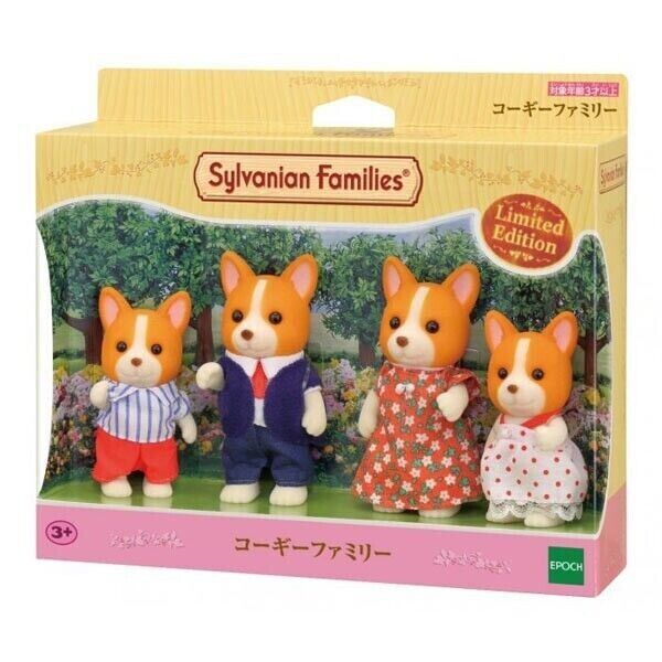 Epoch Sylvanian Families 35th Anniversary Corgi Family Official Japon