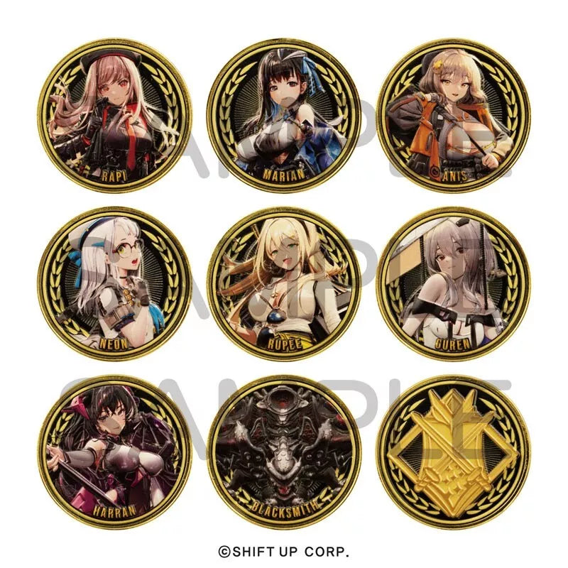 Colección de medallas Nikke de la Diosa de la Victoria Vol.1 Juego completo OFICIAL DE JAPÓN