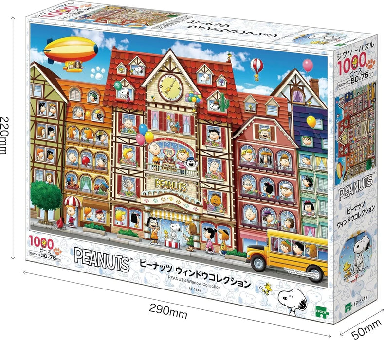 Epoch Jigsaw Puzzle PEANUTS Snoopy Window Collection 1000 piece JAPAN OFFICIAL