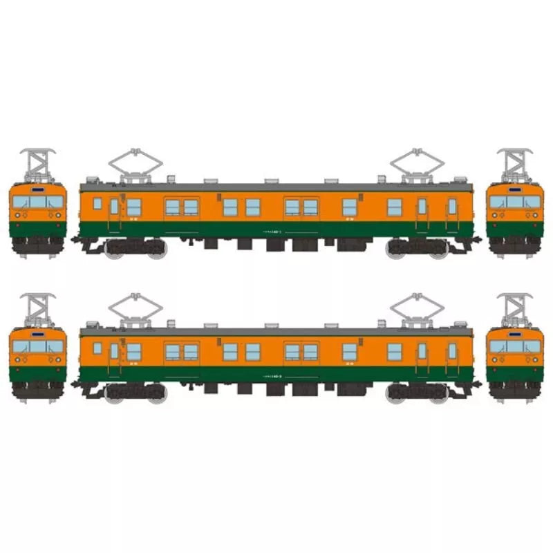 Railway Collection JNR KuMoNi 143 Class 2Car Set JAPAN OFFICIAL
