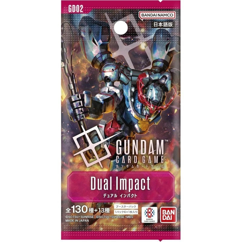 BANDAI Gundam Card Game Dual Impact GD02 Booster Pack Box TCG JAPAN OFFICIAL