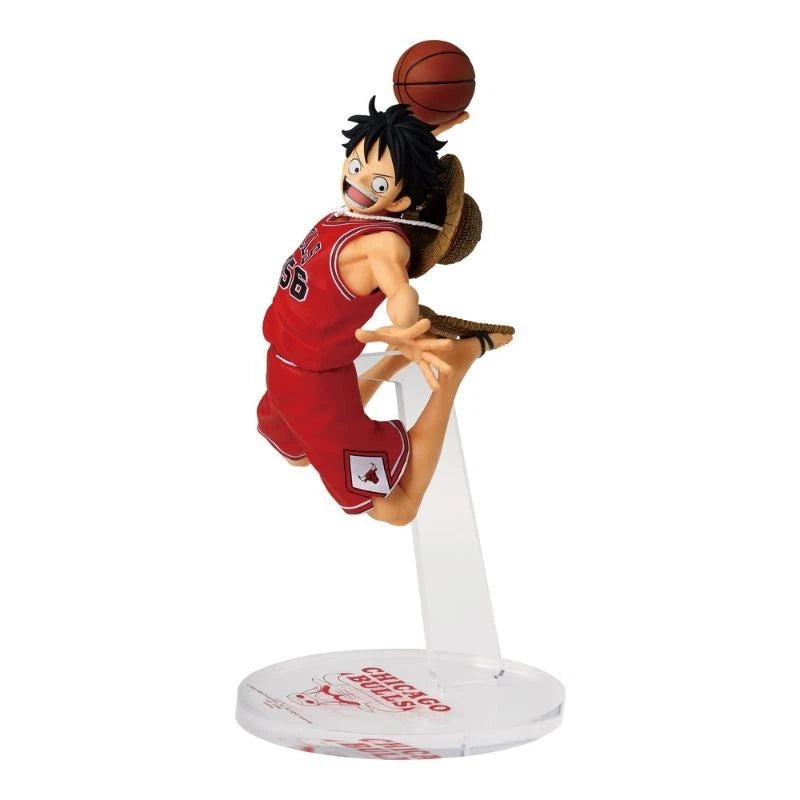お*ト様 ワンピース NBA ルフィ シカゴブルズ　フィギュア THE MONKEY.D.LUFFY CHICAGO BULLS フィギュア ONE PIECE x NBA Master