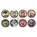 Detective Conan Trading Tin Badge British Style Complete Set JAPAN OFFICIAL