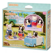 Epoch Sylvanian Families French Bulldog Triplets Wakuwaku Outing Set JAPAN