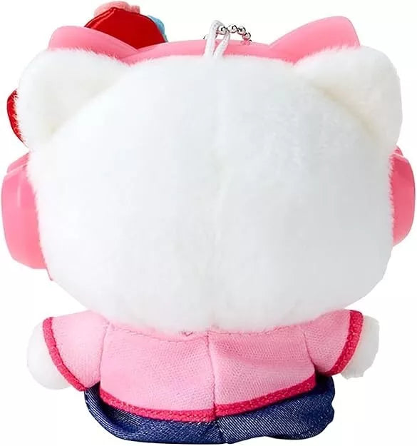 Sanrio Mascot Holder Hello Kitty Our Heisei Pops Design Plush 276103 JAPAN