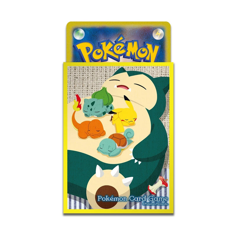 Pokemon Center Original Card Sleeves Snorlax Yellow JAPAN OFFICIAL