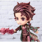 BANDAI Figuarts mini Demon Slayer Tanjiro Kamado Hinokami Kagura Action Figure