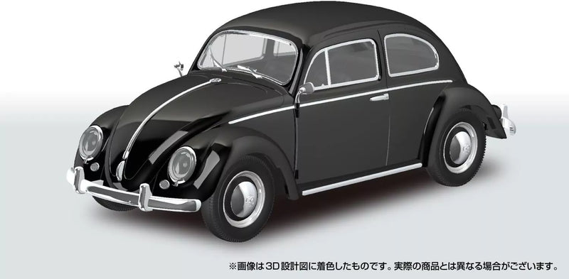 RakuPla Snap Kit Volkswagen Beetle Black No.20-BK Modellbausatz JAPAN OFFIZIELL