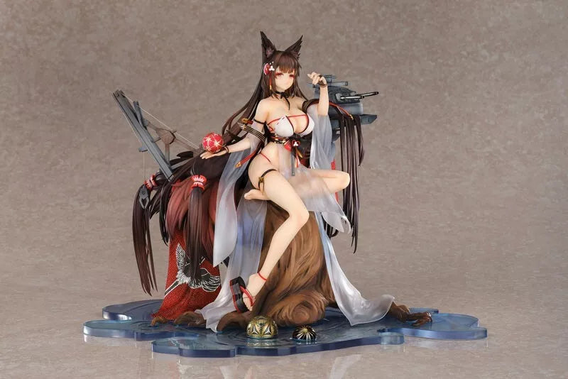 Azur Lane Amagi Weends águas serenas lotus ver. Com a exibição da figura do Japão