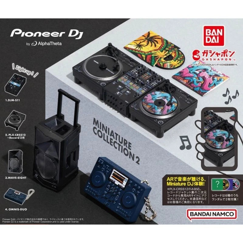 Pioneer DJ by AlphaTheta Miniature Collection 2 Complete Set Figure Capsule Toy