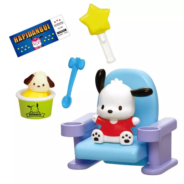 RENTEM SANRIO PARATAÇÕES HAPIDANBUI TEATRO CONSELHO COMPLETO DE 6 Figura Japão Oficial